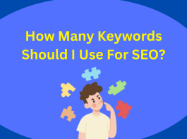 how many keywords should i use for SEO